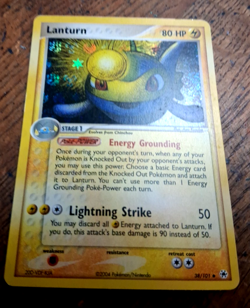Pokemon Lanturn 38/101 EX Hidden Legends Reverse Holo NMint Fast Ship - Image 2