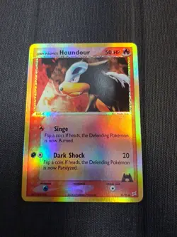 Pokemon Team Magma's Houndour 35/95 EX Team Reverse Holo - Image 1