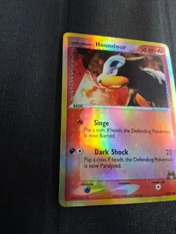 Pokemon Team Magma's Houndour 35/95 EX Team Reverse Holo - Image 5