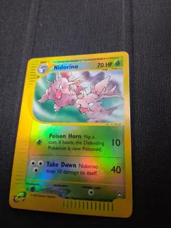 Pokemon 2002 Nidorino 55/147 Aquapolis LP Fast Ship - Image 4