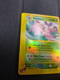 Pokemon 2002 Nidorino 55/147 Aquapolis LP Fast Ship - Image 5