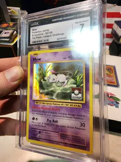 Mew Pokemon 2016 Evolutions 53/108 1st Place League Challenge CGC 7 - 055 - Image 2