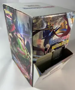 Pokemon Sword and Shield Retail Display Box Empty Store Booster Pack Display - Image 1