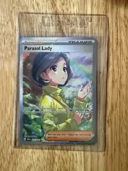 Parasol Lady 255/182 SV04: Paradox Rift Holo Scarlet & Violet Pokemon TCG Rare - Image 1
