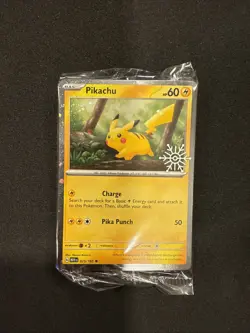 Pikachu [Holiday Calendar] #25 Pokemon Scarlet & Violet 151 SEALED - Image 2