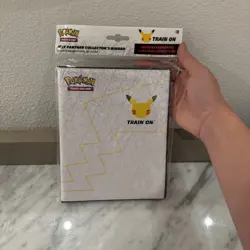 Pokemon 25th Anniversary First Partner Collector’s Jumbo Pikachu Binder RARE - Image 1