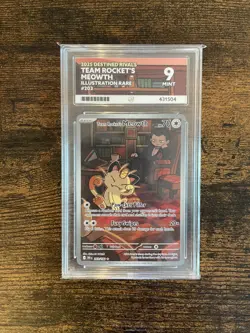 Pokemon TCG Team Rocket's Meowth Destined Rivals 203/182 ACE9 - Image 1