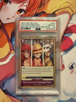 2025 One Piece English #076 PSA 10 Pop 2! Fight Against Pirates!! - Image 1
