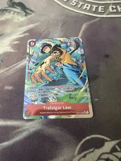 Trafalgar Law - OP14-009 (Alternate Art) OP14-009 The Azure Sea's Seven Foil - Image 1