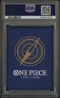 2025 One Piece OP12 English 3rd Anniversary Silver #093 Marshall D. Teach PSA 10 - Image 3