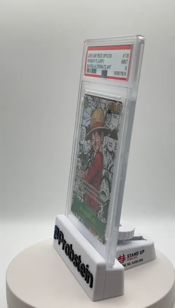 2025 One Piece OP13 EN #118 Monkey D. Luffy Manga Alt Art PSA 9 MINT - Image 2