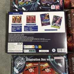 One Piece Illustration Box Vol. 5 and Vol. 6 (x5 units each) in boxes - Image 5