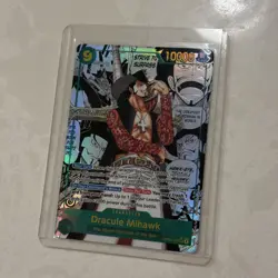 Mihawk OP14-119 SEC Manga Alt Art The Azure Sea's Seven ONE PIECE Card ENGLISH - Image 1