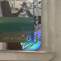 Mihawk OP14-119 SEC Manga Alt Art The Azure Sea's Seven ONE PIECE Card ENGLISH - Image 5