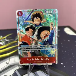 Ace & Sabo & Luffy (Alt Art) OP13-007 English Carrying On His Will One Piece - Image 1