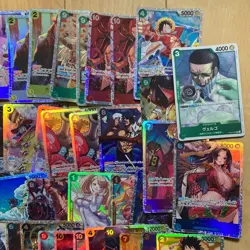One Piece Card Game SR Super Rare Lot of 76 Japanese TCG Cards - Image 2