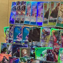 One Piece Card Game SR Super Rare Lot of 76 Japanese TCG Cards - Image 3