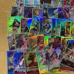 One Piece Card Game SR Super Rare Lot of 76 Japanese TCG Cards - Image 4