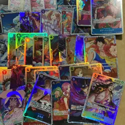 One Piece Card Game SR Super Rare Lot of 76 Japanese TCG Cards - Image 5