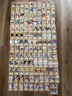 One Piece Carddass Lot of 177 Bandai Trading Cards Japanese Vintage - Image 1
