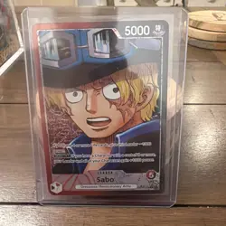One Piece TCG Sabo OP13-004 Leader Alternate Art Alt English NM/M+ - Image 1