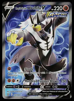 Pokemon Card - Rapid Strike Urshifu V Battle Styles 152/163 Ultra Rare - Image 1