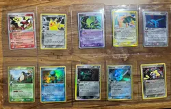 Private Sale Pokemon TCG Holo 10 Cards Pikachu, Celebi, Ditto, Umbreon, Vaporeon - Image 1