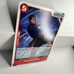 One Piece card, Roronoa Zoro OP11-016 UC, RED STRAW HAT LOGO 30, akanegumo - Image 3