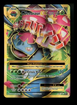 M Venusaur EX 100/108 XY Evolutions 2016 Full Art Holo Rare Pokemon Card TCG - Image 1