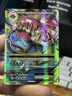 M Venusaur EX 100/108 XY Evolutions 2016 Full Art Holo Rare Pokemon Card TCG - Image 3