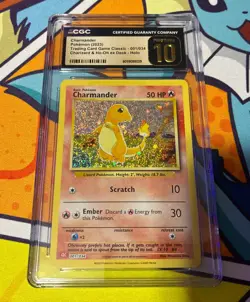 CGC PRISTINE 10 Charmander 001/032 Charizard & Ho-Oh ex Deck CLL Pokemon Card - Image 1