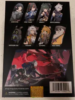 Silver Zenless Zone Zero Yixuan Metal Art Card ZZZ Anime Impulse Series 3 - Image 3