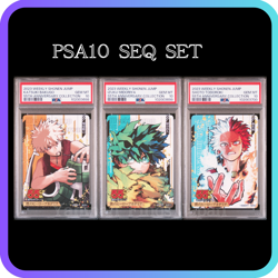PSA 10 Jump 55th Anniversary Collection Card set -- My Hero Academia -- Japan 1 - Image 1