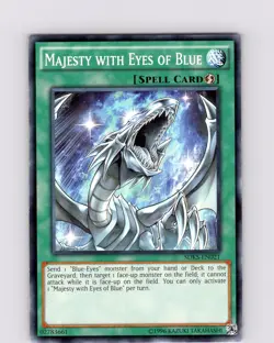 Yu-Gi-Oh TCG Majesty With Eyes Of Blue SDKS-EN021 Unlimited Common Card NM - Image 1
