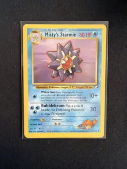 MISTY’S STARMIE - Gym Heroes Set - 56/132 - Uncommon - Pokemon Card - NM - Image 1
