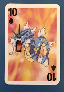 Vintage 1999 Pokemon Mini-Deck Playing Card Gyarados - Image 1