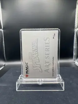 MTG Green Goblin Art Card 26/54 Gold Stamped Signature Art Marvel's Spider-Man - Image 2