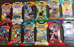 Pokemon Cards - 12 Blister Packs - 12 Boosters In Total - Image 1