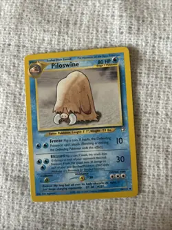Pokemon TCG Piloswine Neo Genesis Uncommon Card 44/111 - Image 1