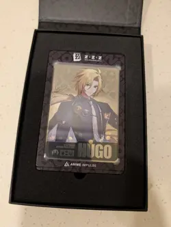 Silver Zenless Zone Zero Hugo Metal Art Card ZZZ Anime Impulse Series 1 - Image 1