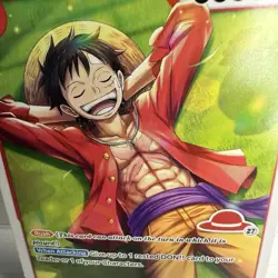 Monkey.D.Luffy ST21-014 SR, red straw hat logo 27, english, one piece card - Image 4