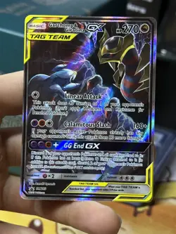 #2 Garchomp & Giratina GX SM193 Black Star Promo 2019 Alt Art Holo Pokemon Card - Image 3
