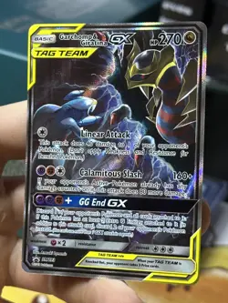 #2 Garchomp & Giratina GX SM193 Black Star Promo 2019 Alt Art Holo Pokemon Card - Image 4