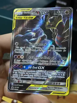 #2 Garchomp & Giratina GX SM193 Black Star Promo 2019 Alt Art Holo Pokemon Card - Image 5