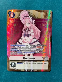 1x BT24-102 Homeros Time Stranger Digimon Card Game x1 - Image 1