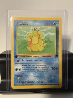Pokemon Card - Psyduck Team Rocket 65/82 Common 1st Edition - Near Mint! - Image 1