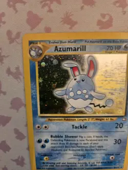 Pokemon Azumarill Holo Rare Neo Genesis 2000 2/111 TCG Card LP - Image 5