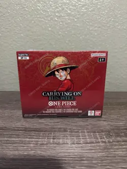 One Piece OP13 OP-13 TCG Carrying On His Will Booster Box English SEALED NEW - Image 1