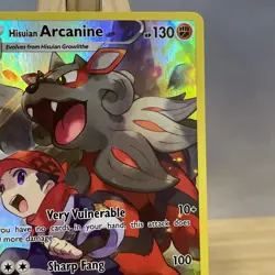 Hisuian Arcanine TG08/TG30 Lost Origin Full Art Ultra Rare Holo Pokemon Card NM - Image 3