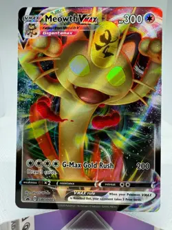 Meowth VMAX SWSH005 SWSH: Sword & Shield Promo Cards Holo - Image 1